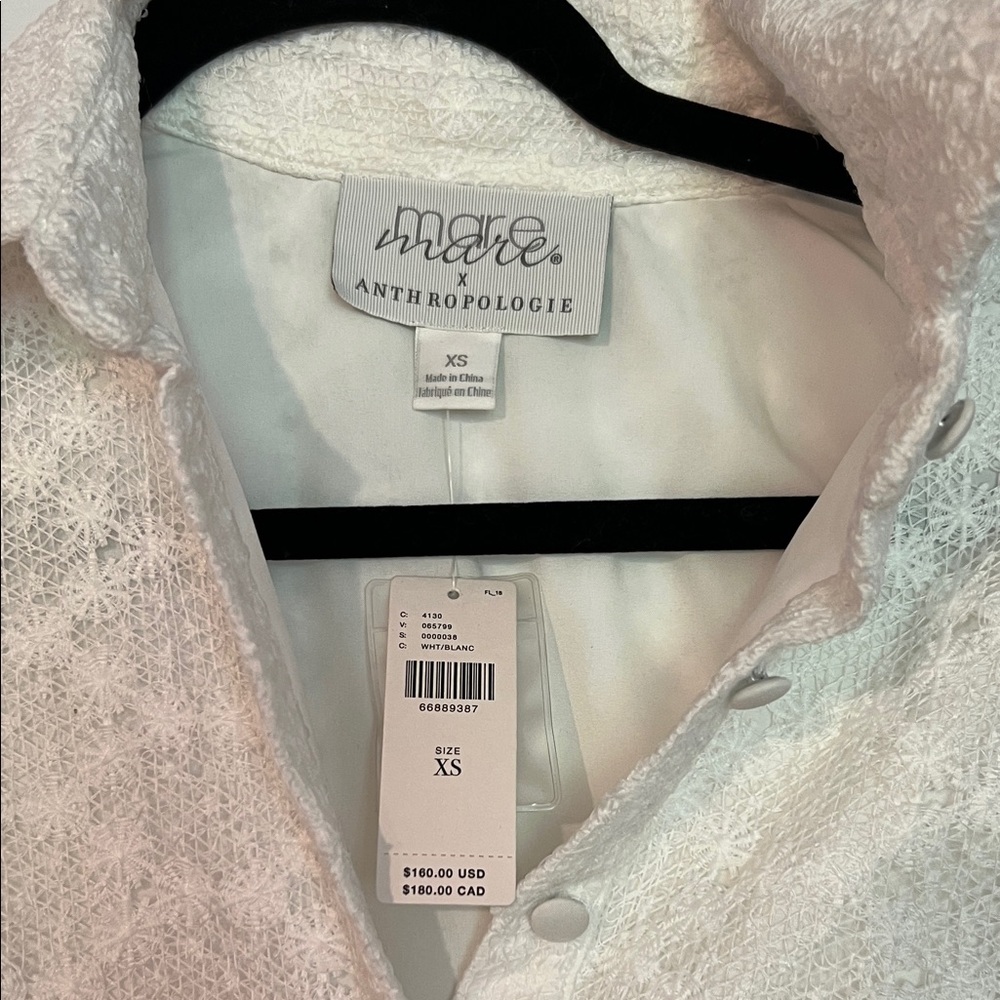 Mare mare x Anthropologie White Textured dress